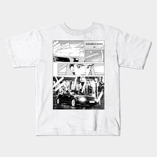 JDM VTI in Osaka Streets Manga Edition Kids T-Shirt